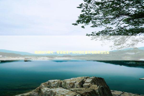 隐藏技巧曝光：零基础用户如何轻松重获电脑最佳性能