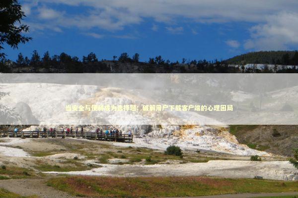 当安全与便利成为选择题：破解用户下载客户端的心理困局 IT技术